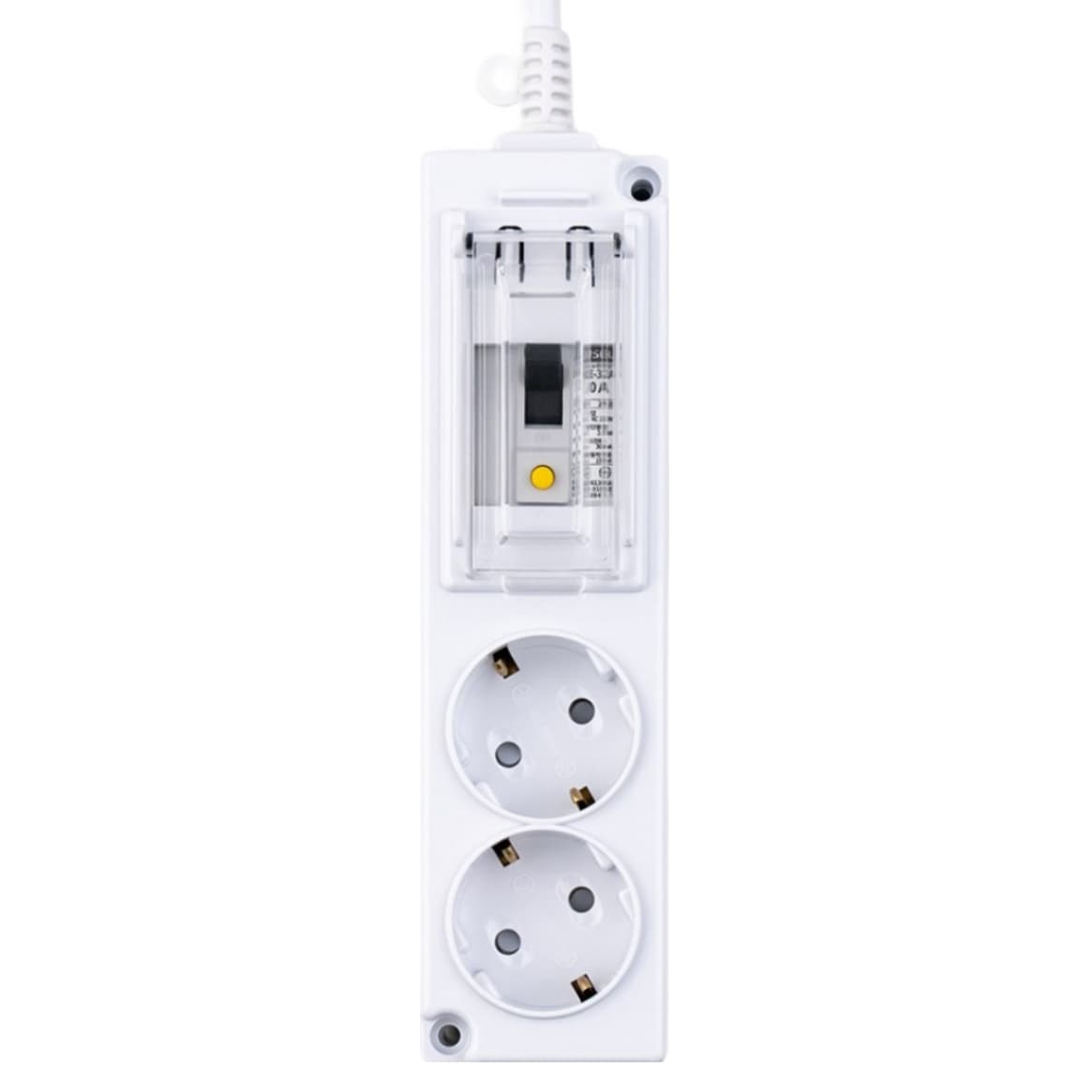 보코 고용량 4000W 누전차단용 멀티탭 2구, 5m, 화이트, 1개